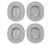 SustVita Headset Ear Cushions with Increased Thickness and Memory Foam for Improved Sound Isolation, Protein Leather Ear Pads Compatible with HECATE G2 Headphones (Gray)