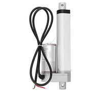 SustVita Heavy Duty Linear Actuator, 24V Electric Motor Putter, 300N Thrust, 100mm Stroke, IP45 for Automotive, Window, and Industrial Automation Control (24VDC)