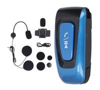 SustVita Helmet Intercom Headset with Noise Reduction Technology, 1000mAh Battery for 18 Hours Use, Dual Connectivity for Music and Calls, Motorcycle Helmet Headphone