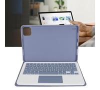 SustVita Keyboard Case for Pad 6 Pro, Lightweight Slim PU Stand Cover for 11 Inch 2023 Tablet with Magnetic Detachable Keyboard (Purple)