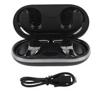 SustVita Language Translator Earbuds with AI Powered Translation, 300mAh Charging Case, Open Ear Hook Style, Bluetooth 5.4 Earbud Translator for Learning (Black)