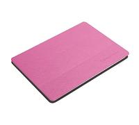 SustVita LCD Writing Tablet, 9 Inch Electronic Notepad Drawing Pad Business Supplies Hand Painting Tool with Faux Leather Case (Red (with leather case))