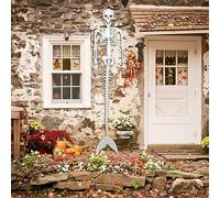 SustVita Life Size Mermaid Skeleton, Halloween Outdoor Decorations, Movable Joints, Realistic Full Body Skeleton Mermaid Props for Spooky Decor