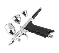 SustVita Multi - Purpose Airbrushing System, Airbrush Kit with Nozzles 0.3mm 0.5mm 0.8mm, Great for Painting Selections, Leather Goods, and Automotive Finishes