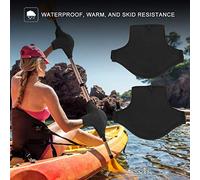 SustVita Paddling Gloves for Kayaking, Neoprene Paddle Mitts, Fingerless Webbed Swimming Gloves, Sea Kayak Canoe Touring