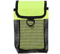 SustVita Portable Mesh Dive Bag with Quick Drain Design for Scuba/Snorkeling, Easy Storage for Small Gear, 20x13x6cm Diving Storage Bag in Green (Fluorescent Green)