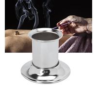 SustVita Portable Moxibustion Accessory, Moxa Stick Extinguisher Stainless Steel, Convenient Moxa Roll Holder, Nice for Home and Professional Use