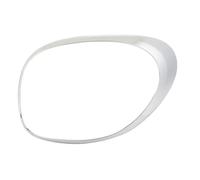SustVita Rear Tail Light Bezel for 500L Model Years 2014 to 2018, Left Side Chrome Plated Tail Lamp Trim Ring, Decorative Surround 68235995AA (Right: 68235996AA)