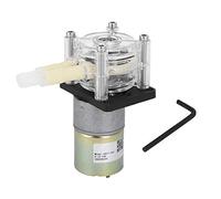 SustVita Self-Priming Pump with 24V DC Motor, 400ml/min Max Flow, Liquid Transfer Peristaltic Pump with PC Head for Analytical Instruments and Ink Delivery (24V)