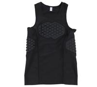 SustVita Sleeveless Padded Protective Shirt with Quick Dry Fabric for High Impact Sports like Baseball, a Chest Guard Shirt for Cooling Air Circulation