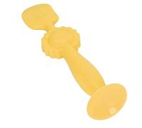 SustVita Soft Baby Butt Cream Applicator with Suction Base for Hygienic Diaper Changes, Provides Mess-liberty Application, Gentle Skin Friendly Silicone Spatula (yellow)
