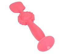 SustVita Soft Baby Butt Cream Applicator with Suction Base for Hygienic Diaper Changes, Provides Mess-liberty Application, Gentle Skin Friendly Silicone Spatula (red)