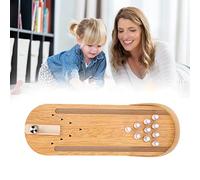 SustVita Tabletop Wooden Bowling Game Mini Bowling Game Set for fun in an Indoor Mini Bowling Alley, a Desktop Stress Relief Toy and great Bowling Gifts for Kids Adults