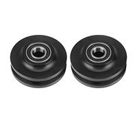 SustVita U-Groove Pulley Roller Set of 2, a Heavy Duty Door Pulley Component for Interior Sliding Doors and Closet Systems, a Key Part for DIY barn Door Hardware
