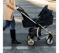 SustVita Under Stroller Organizer Bag for Baby Stroller Basket Compact Fold Infant Pushchair Storage Solution