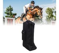 SustVita Weatherproof Boot Organizer with Handle, Portable dust Protection Boot Storage Bag, Oxford Cloth and Leather, Ideal for Cowboy Boots and Snow Boots