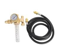 SustVita Welding Gas Regulator with 0 to 60 SCFH Flowmeter, 4000 PSI Max Pressure, CGA580 Connection, Argon Regulator for Industrial Welding and Cutting Jobs