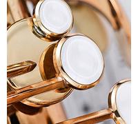 SustVita White Pearl Saxophone Buttons, a full 9 Pcs Saxophone Accessory Set including Saxophone Button Inlays for Alto Tenor Soprano Saxophone Keys