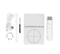 SustVita WiFi Digital Microscope with 1080P HD Video, 50X-1000X Magnification 2MP Camera, Rechargeable Battery, for Android/iOS/PC for Skin Observation (White)