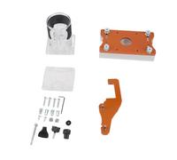 SustVita Woodworking Router Base and Invisible Fastener Bracket, a 2 in 1 Router Slotting Guide for 65mm Trimmers, Adjustable for 0 to 5cm Board Thickness