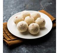 Suswaad Rava Laddu Traditional Indian Sweet, Made with Semolina, Ghee and Dryfruits, Perfect for Celebrations - 200gm, 6No (Pack of 5)