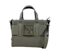 Susy Laser Cut Tote M- female- Armani Exchange- Handbags- Green- ONE SIZE- Bags ONE SIZE