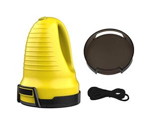 Suszian Ice Scraper for Car,Electric Ice Scraper USB Charging Winter Auto Car Window Windshield Snow Remover Deicer for Car Windscreen Window,Yellow,16 * 11 * 11cm,Easy To Use,Fast,Save Time