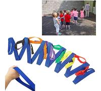 Suszian Safety Walking Rope,Kids Walking Rope Durable Nylon Children Safety Rein with Colorful Handles for Daycare Schools and Teachers,370cm
