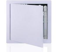 Suteck Plastic Access Panel for Drywall Ceiling 150 x 150 mm Reinforced Plumbing Wall Access Doors Removable Hinged White