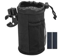 Sutekus Motorcycle Drinks Carrier Cup Holder with 0.6''-1.75'' Alligator Clamp, Internal Heat Preservation Universal Drink Holder for Motorbike, Bike, Boat, Walker