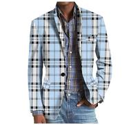 sutelang lurryly Mens Blazers Regular Fit, Jackets for Men UK Winter, Men's Blazers Casual Business Suit Jacket Vintage Tweed Jacket Floral Print Stylish Coats Chic Jackets