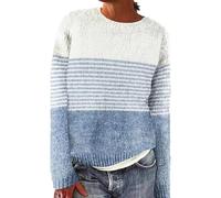 sutelang lurryly Norwegian Jumper Women,Sweaters For Women UK,Knitwear for Women Sweater Round Neck Long Sleeves Jumpers Autumn And Winter Floral Print Knitted Mohair Sweater Teen Girls Christmas