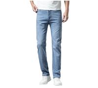 sutelang lurryly Work Jeans For Men UK,Men's Summer Fashion Slim Jeans Straight Leg Casual Style Pants Men's Clothing
