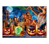 Sutinban Halloween Nightmare 1000 Pieces Puzzle for Adults, Horror Skull Pumpkin Head Jigsaw Puzzles 1000 Pieces Family Decoration, Holiday Party Gifts Puzzles for Teenages & Kids & Adults
