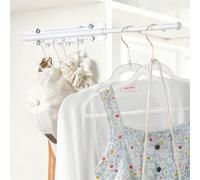 SUTINE Valet Rod for Closets Pull Out 12 Inch, Adjustable Closet Valet Rods