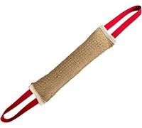 SUTORRY Dog Tug Toy Jute Dog Bite Stick Fine Linen Bite Stick for Dog Training Diao Molar Bite Pick Dog Bite Stick Bite Target Pet Supplies-White Edge