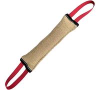 SUTORRY Dog Tug Toy Jute Dog Bite Stick Fine Linen Bite Stick for Dog Training Diao Molar Bite Pick Dog Bite Stick Bite Target Pet Supplies-Black Edge