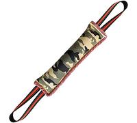 SUTORRY Dog Tug Toy Jute Dog Biting Rod Fine Molar Linen Biting Stick Bite-resistant Dog Training Stick Dog Biting Stick Toy-D