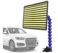 Sutowe Paintless Dent Repair Tools Line Board Dent Reflector with Adjustable Holder and Suction Cup Base Dent Removal Yellow Stripe Testing Tool for Car Body(Blue)