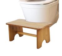 Sutowe Toilet Stool Bamboo Toilet Squatting Stool Portable Potty Stool Toilet Leg Raiser Ergonomic Pooping Stool Healthy Toilet Foot Stool for Adults Kids Relieves Constipation