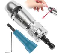 Sutowe Wire Stripper and Wire Nut Twister Set Electric Wire Peeling Stripper Wire Twisting Tool 2.5/4/6 Square Adjustable Wire Twisting Stripping Tool Electrician Scrap Cable Peeler Tool(Silver+Blue)