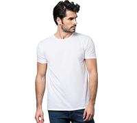 SUTRAN TECHNOLOGY - Sweatproof T-Shirt, Absorbs and Evaporates Sweat, Stain Proof, Odor Proof, Anti-Sweat, Anti-Stain, Anti-Odor, 100% Breathable White