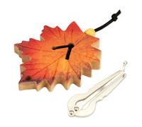 Suttaya Jaw Harp with Maple Leaf Protective Case - Stainless Steel Mouth Harp for Music Exploration and Improvisation - Thoughtful Gift for Family & Friends