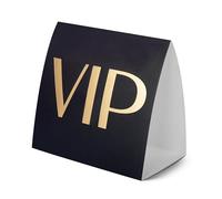 Sutter Signs VIP Table Sign 10 Pack | Reserved Table Tent Night Club Signs for Bottle Service, Parties, Events (RESERVEDVIP10CT)