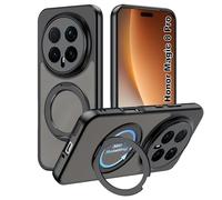 Suttkue Case for Honor Magic 8 Pro wiht Stand, Anti-Yellow,Shockproof Cell Phone Case,Anti-Skid-transparent Hard Shell,PC Material