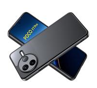 Suttkue case for Xiaomi Poco F7 Pro case, Anti-Yellow,Translucent Matte Retro Shockproof Cell Phone Case MagSafe(Matte Black)