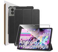 Suttkue for Case Compatible with TABWEE T50 11 Inch, Tablet Protection Bundle with 1 Piece 9H Hardness Anti-Scratch Film, Rotating stand function, Protective Case for T90/DOOGEE G6/DOOGEE U11/U11 Pro