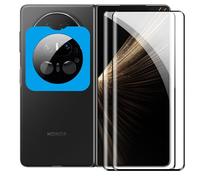 Suttkue for Honor Magic v5 Screen Protector with Camera Lens Protector, 9H Hardness,Anti-Scratch Tempered Glass flim, Case Friendly, Anti-Fingerprint (2+1 PACK)