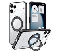 Suttkue for Nothing Phone (3a) Lite Case with stand,high qualit,Flexible Silicone + PC Acrylic Back,Scratch Resistant,FlexibleFull Protection,Anti-Skid