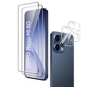 Suttkue for OPPO Reno 15 5G Screen Protector with Camera Lens Protector, 9H Hardness,Anti-Scratch Tempered Glass flim, Case Friendly, Anti-Fingerprint (2+2 PACK)